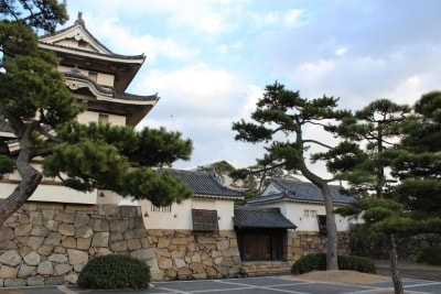 高松城　月見櫓と水手御門