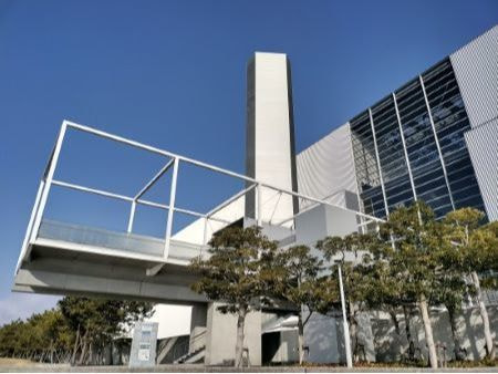 建築家谷口吉生による広島の名建築の一つ広島環境局中工場