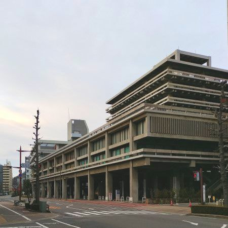 高松のモダニズム建築の一つ香川県庁舎