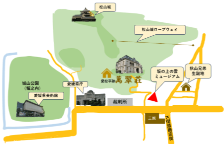 松山市内概略図