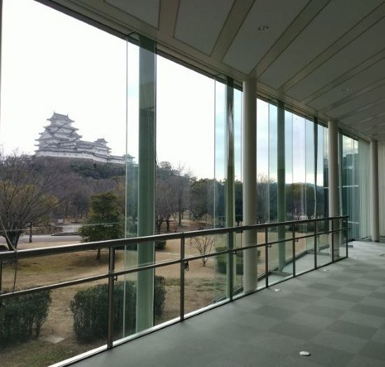 兵庫県立歴史博物館からの姫路城