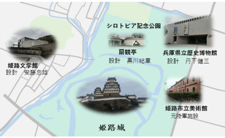 姫路城周辺概略図