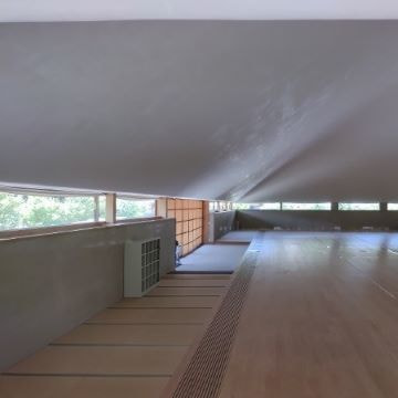 直島ホールの風の穴(室内)