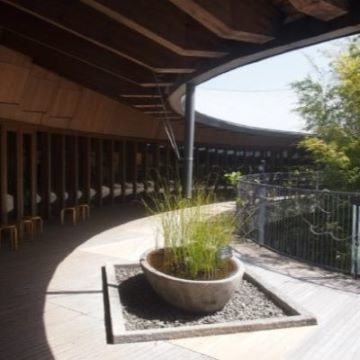 瀬戸内の名建築の一つ建築家内藤廣による牧野植物園