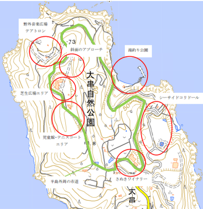 大串半島地図