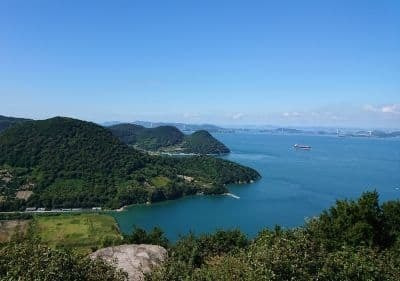 五色台からの景色