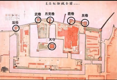 高松城地図