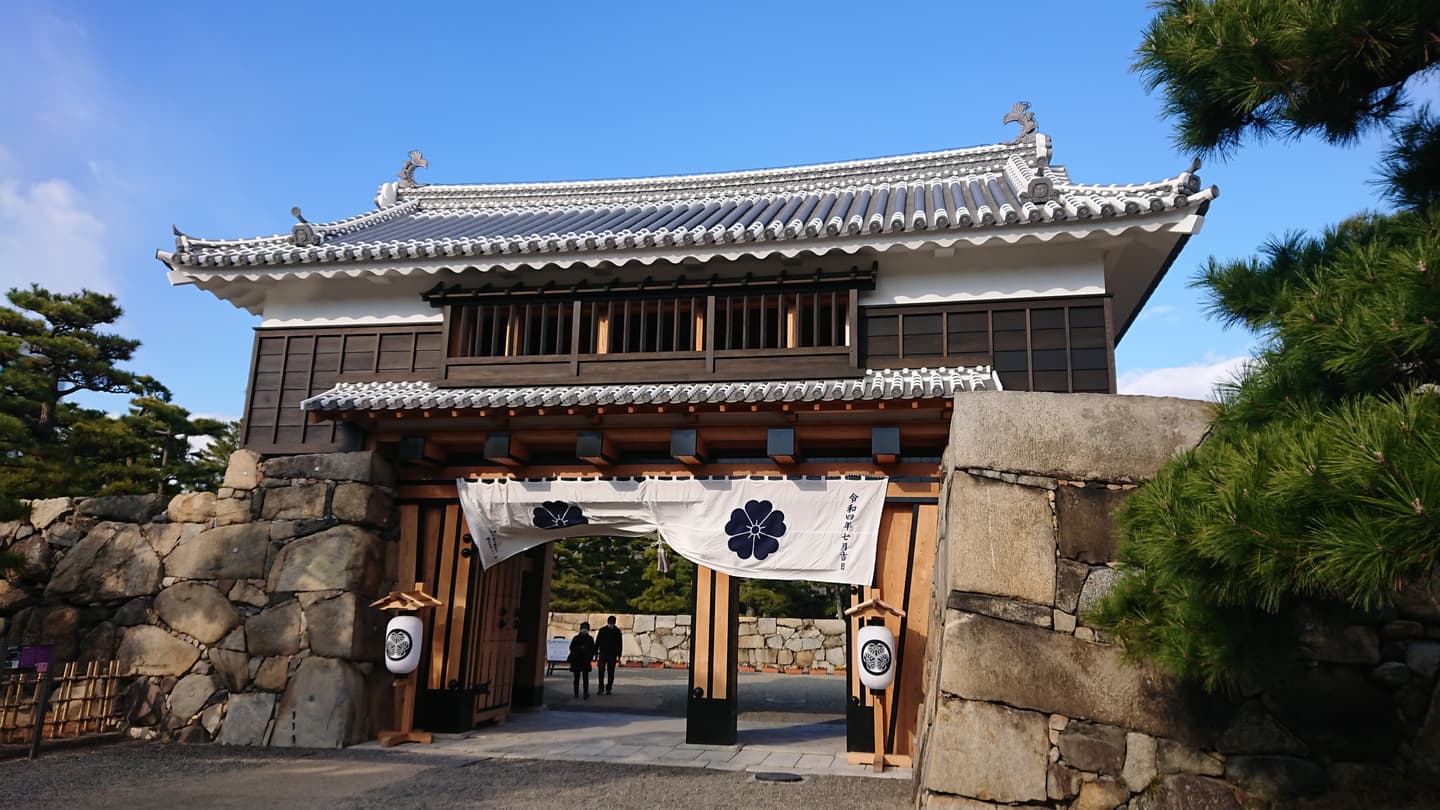 高松城 桜の御門