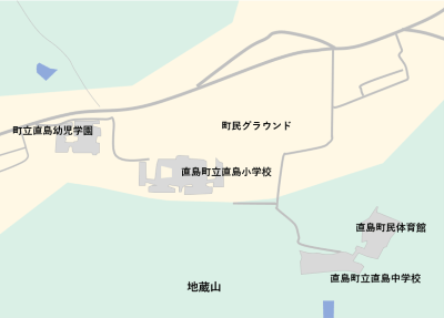 直島文教地区地図