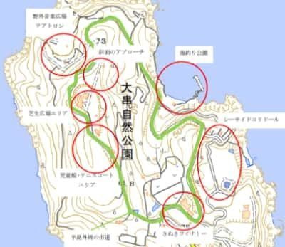 大串半島地図