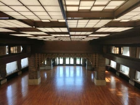建築家遠藤新による旧甲子園ホテルバンケットホール