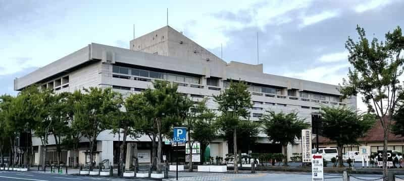 建築家丹下健三による旧倉敷市庁舎