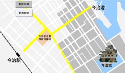 今治市街地図