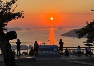 屋島の夕景